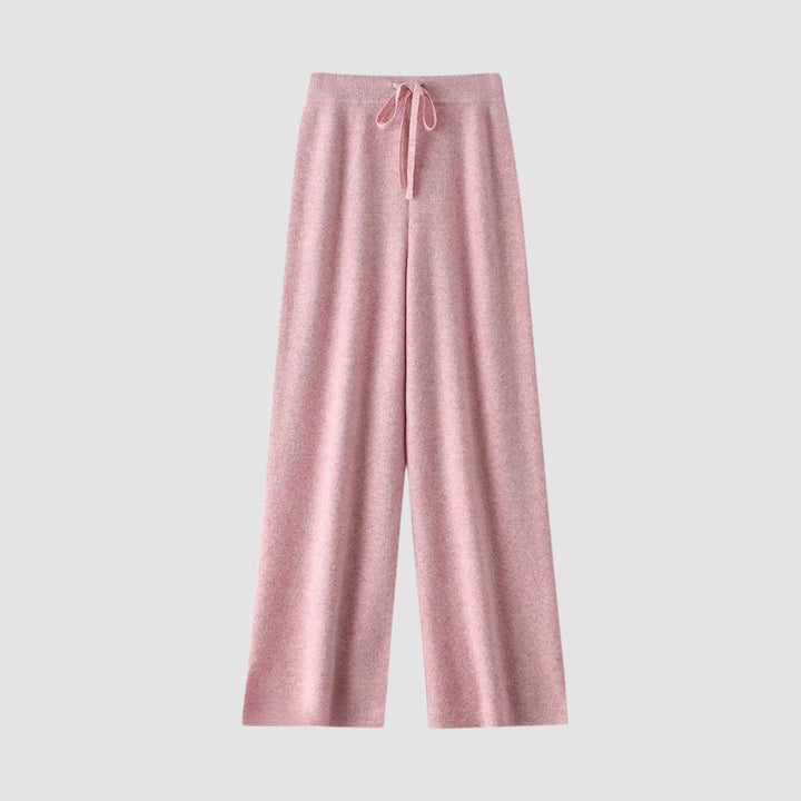 Pantaloni cu Talie Înaltă și Picior Larg