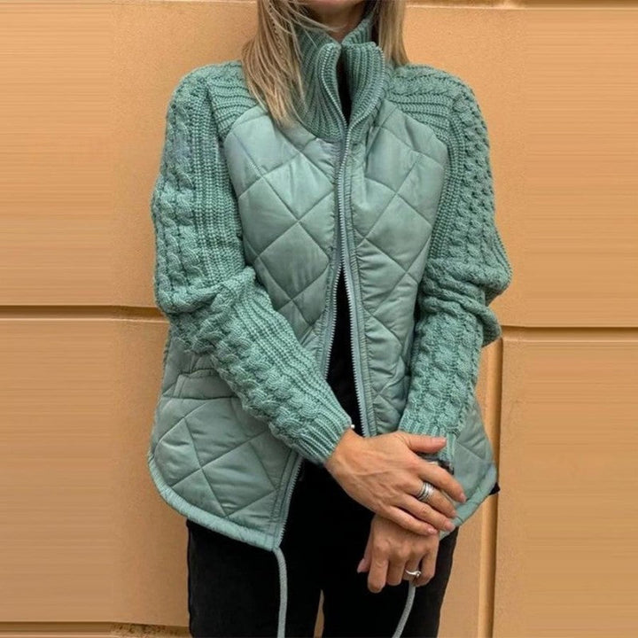 Geacă matlasată patchwork damă