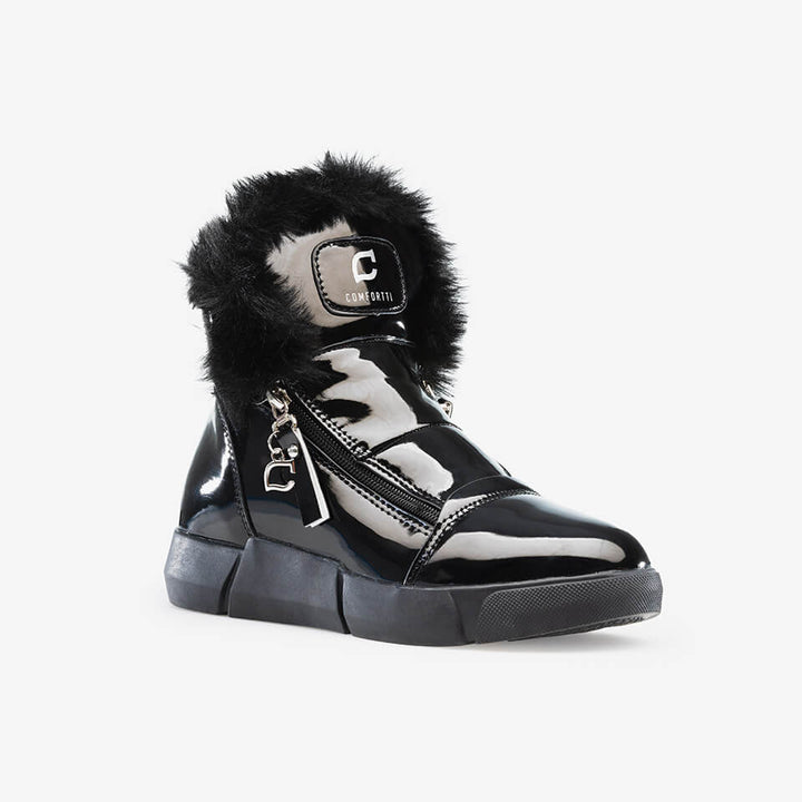 Gianina | Botine Elegante Învelite Crystal