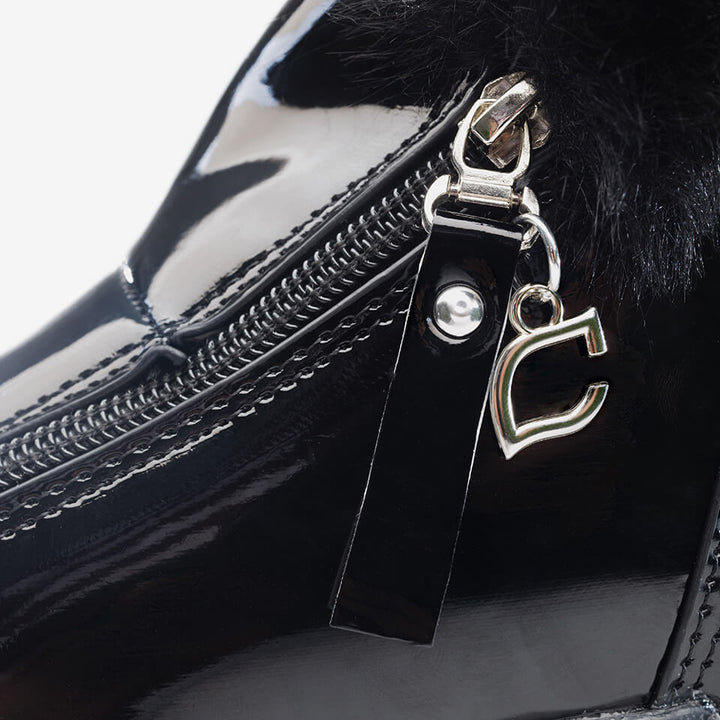 Gianina | Botine Elegante Învelite Crystal