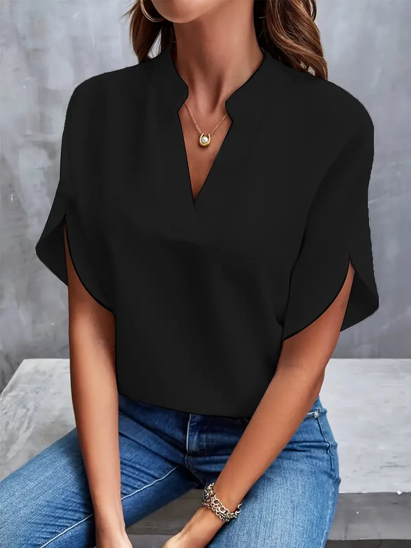 Top Casual din Chiffon