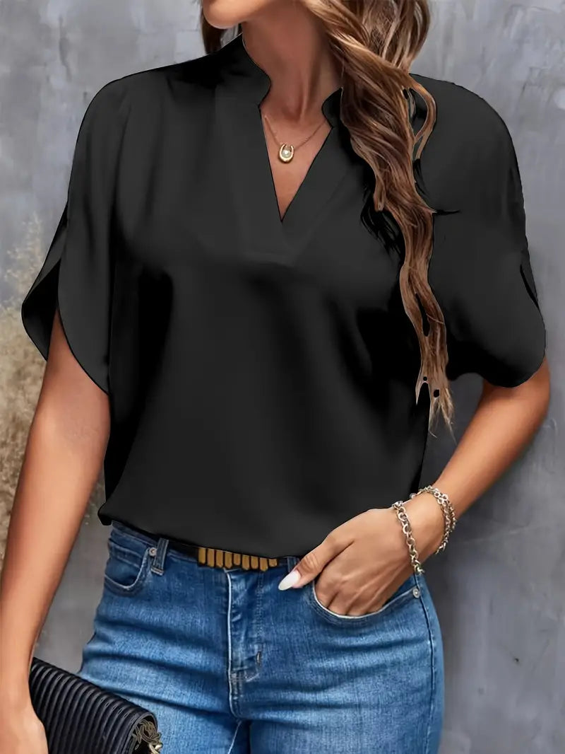 Top Casual din Chiffon