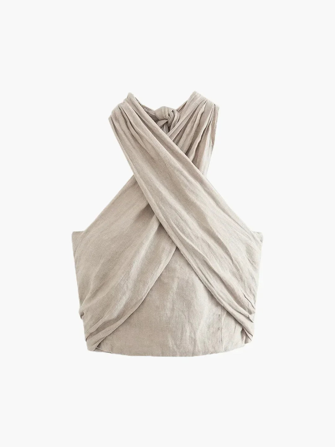Top cu bretele crisscross
