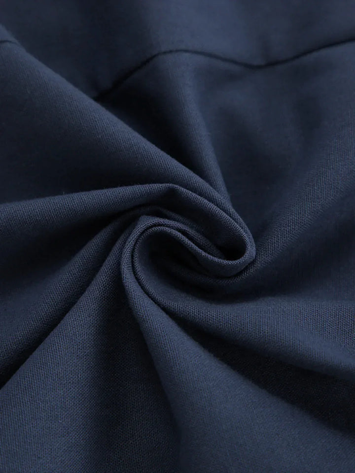 Set de șorturi casual din navy închis cu buzunare