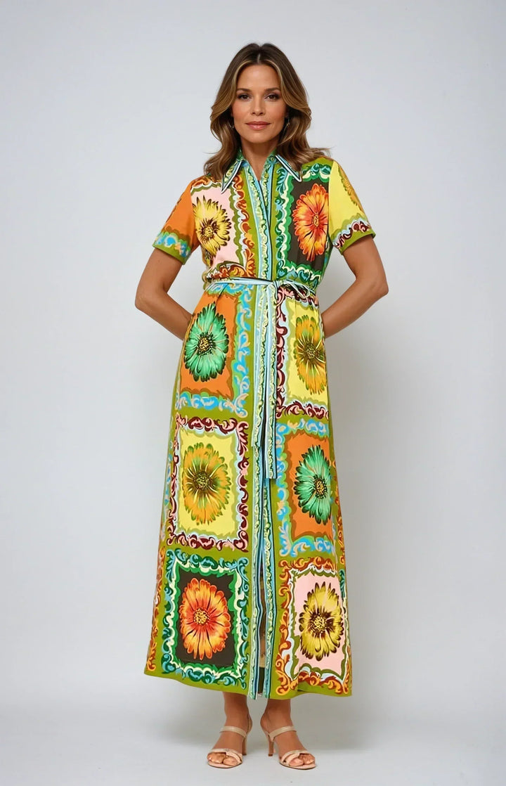 Rochia Camasa Vintage Bloom