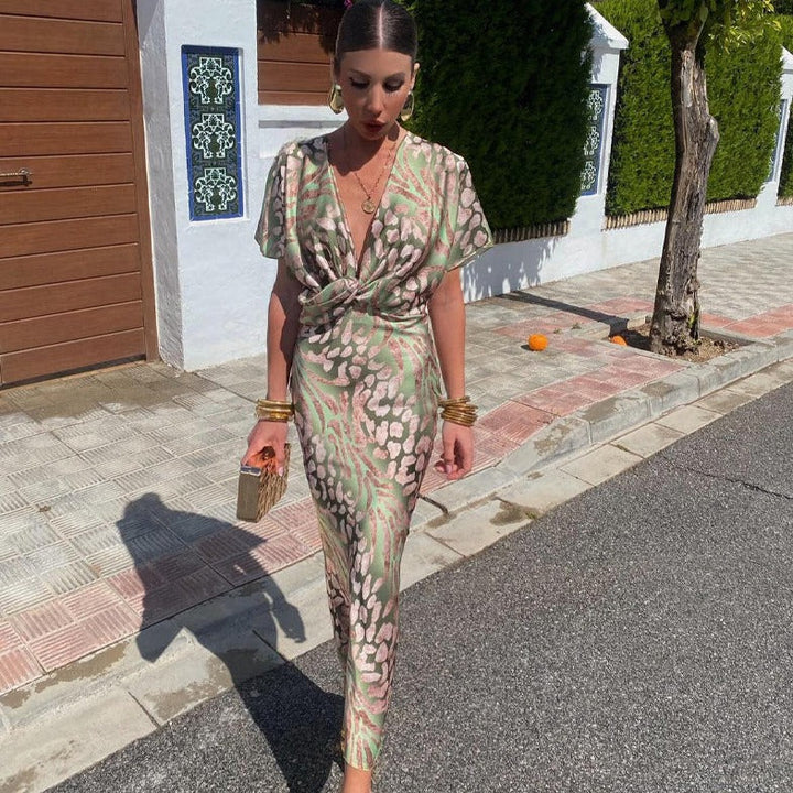 Lila | Rochie de Mătase Sofisticată