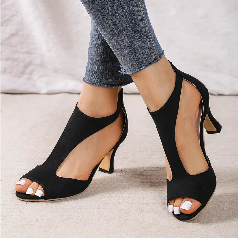 Elora™ - Sandale Ortopedice cu Toc