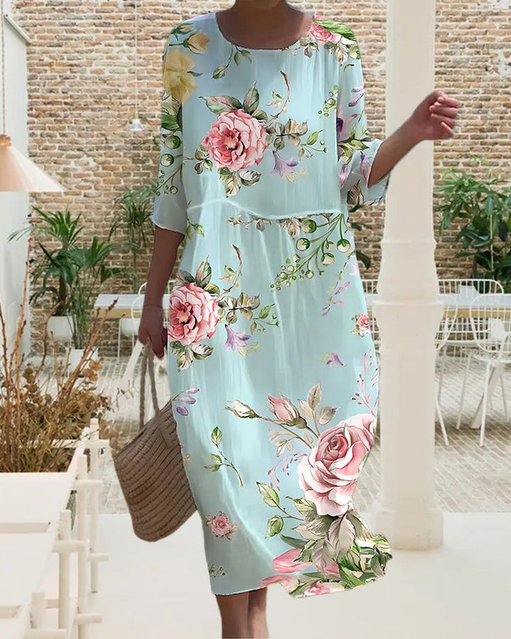 Lucy - Rochie Florală Elegantă