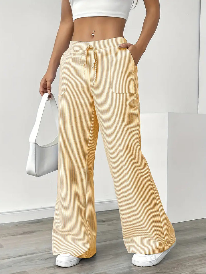Alina | Pantaloni Casual Eleganți cu Șnur