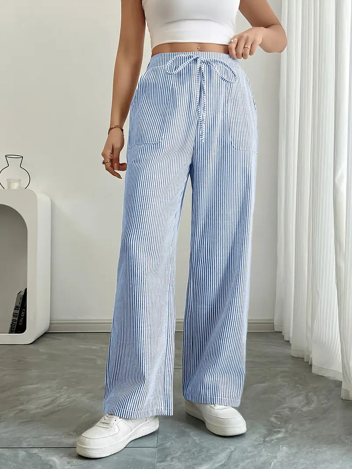 Alina | Pantaloni Casual Eleganți cu Șnur