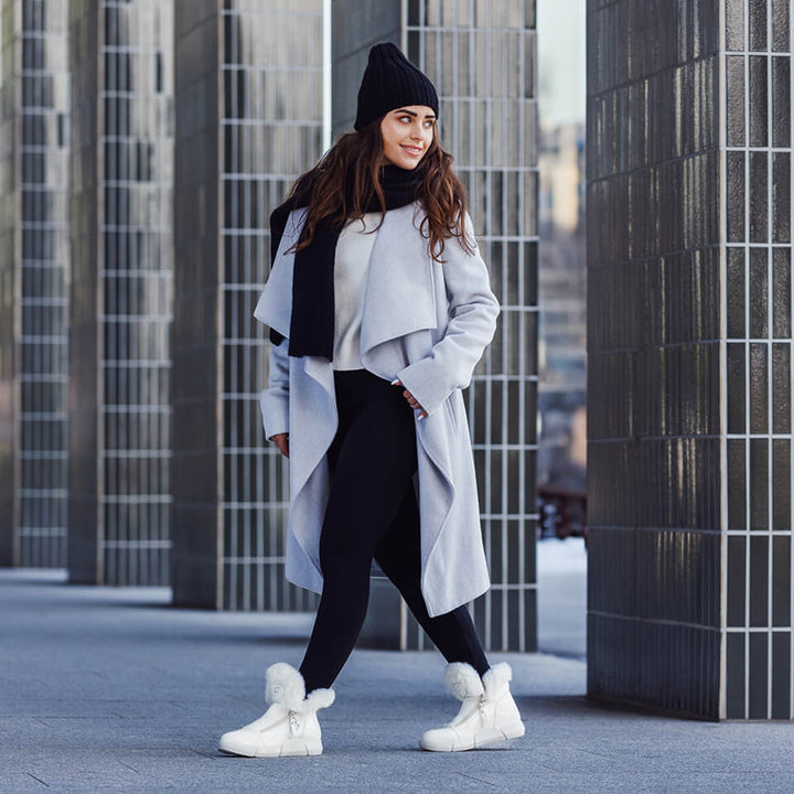 Gianina | Botine Elegante Învelite Crystal