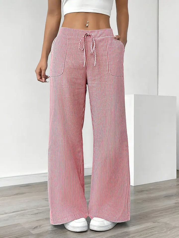 Alina | Pantaloni Casual Eleganți cu Șnur